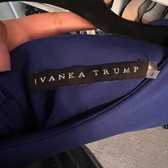 Ivanka Trump Cobalt blue Ponte Knit Dress Size 4 - Picture 4 of 4